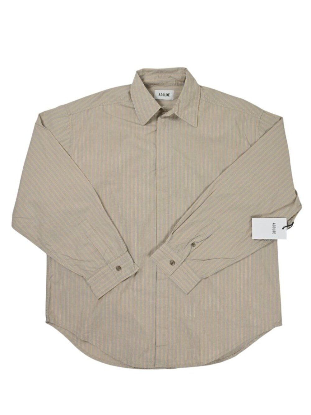 AGOLDE Roy Shirt in Beaudry Stripe